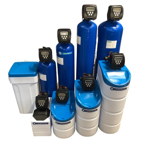 Selection of water softeners.